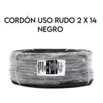 CONDULAC CORDON USO RUDO 2X14 NEGRO