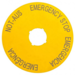 ETIQUETA PARA APAGADO DE EMERGENCIA M22-XAK2