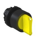SELECTOR ILUMINADO CORTA 3 POSICIONES CON RETORNO- AMARILLO CSW-CKI3R453-20000000-3VF