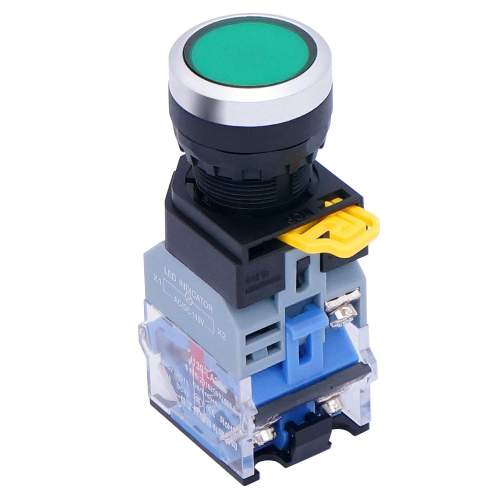 BOTON PULSADOR 10A 440V VERDE