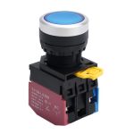 BOTON PULSADOR 10A 440V AZUL