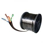 BOBINA UTP6 CONDUMEX EXTERIOR RELLENO 4X2 23 CUBIERTA EXT.Y AISLA POLIETILENO 23 AWG 305 MTS NEGRO